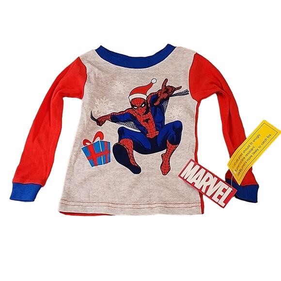 Marvel Spiderman Sleep Lounge Top, 2T, NWT - Picture 1 of 5